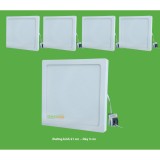 Bộ 5 đèn led ốp nổi 18w vuông ánh sáng trắng