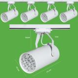 Bộ 5 đèn led rọi mắt ếch 12w vỏ trắng ánh sáng trắng/vàng