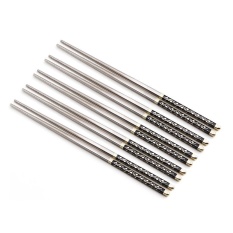 Bộ 5 đôi đũa inox mfa e01-5-101 23cm-101