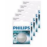Bộ 5 vỉ pin philips minicell cr2025 3v