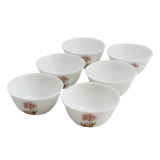 Bộ 6 chén chè10cm thủy tinh ngọc la opala diva 30010-6pp