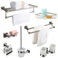 Bộ 7 phụ kiện phòng tắm inox 304 zento hc339