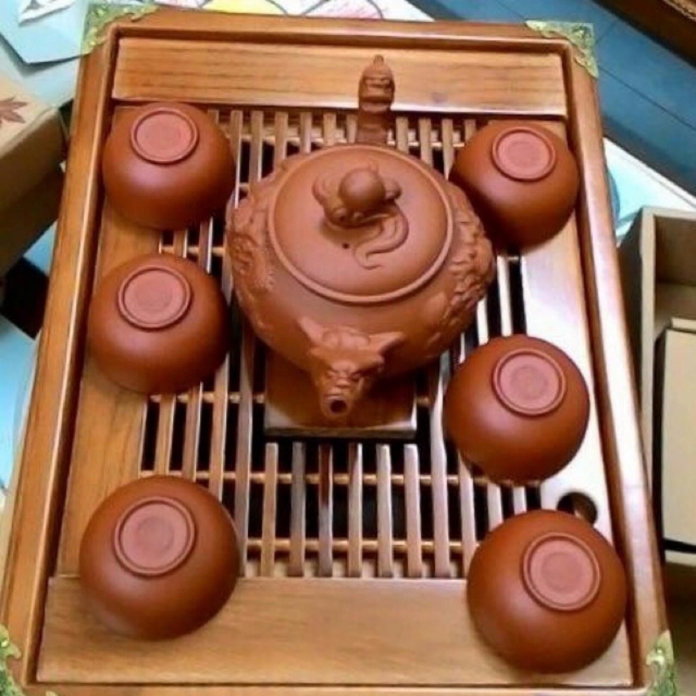 Bộ ấm chén đất nung