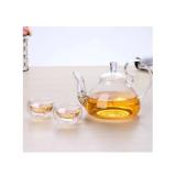 Bộ ấm chén pha trà thủy tinh Zeno SET17