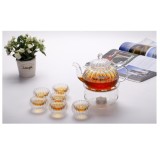 Bộ ấm chén pha trà thủy tinh Zeno SET50