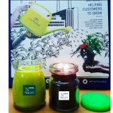 Bộ 1 nến tinh dầu thơm sả neop và 1 nến tinh dầu thơm quế neop