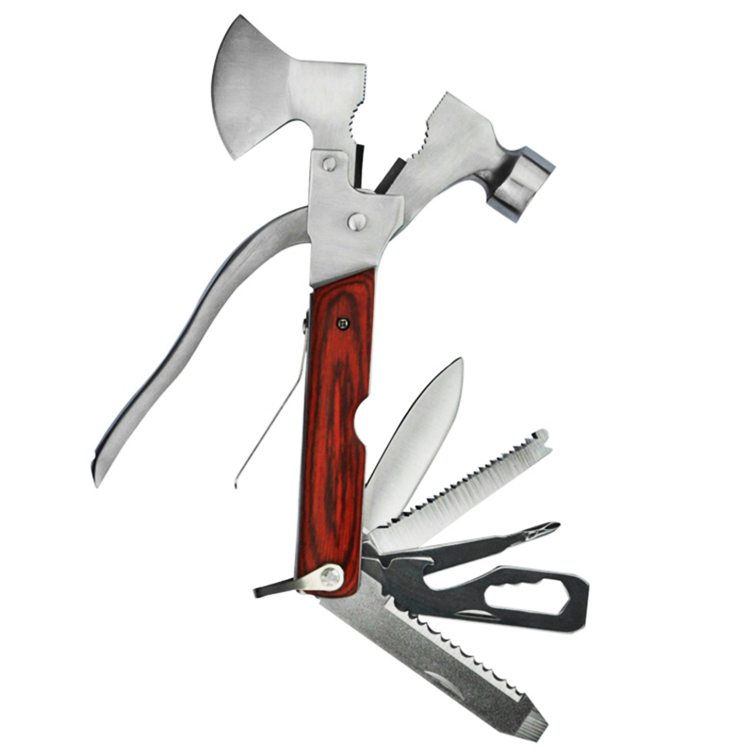 Bộ búa rìu đa chức năng 9 trong 1 (màu đỏ)