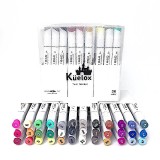 Bộ bút dạ Kuelox marker, 36 màu