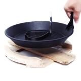 [HCM]Bộ Chảo Gang Chống Dính Bít Tết Tròn