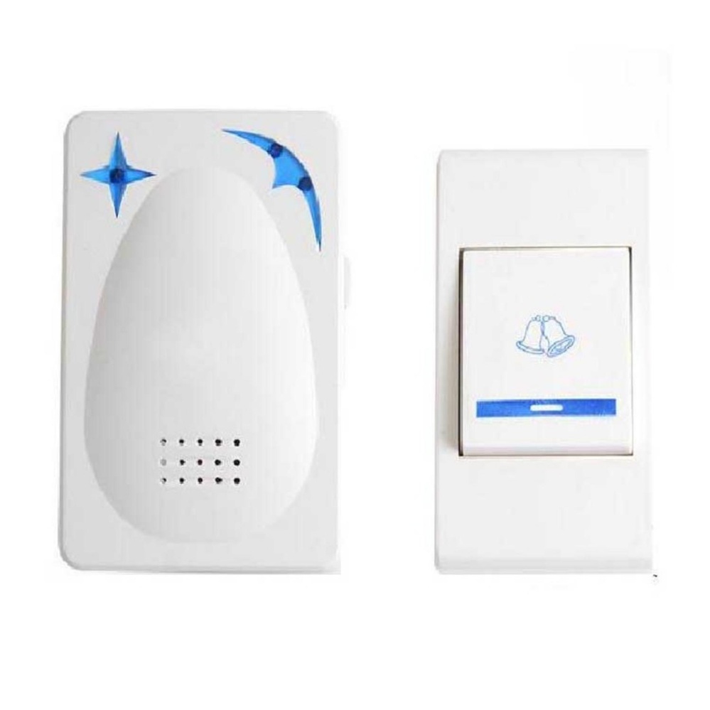 [HCM]Bộ chuông cửa thông minh không dây HD-H514-B ( Trắng) chuông cửa không dây âm tường. có nhiều tiếng dễ sử dụng độ bền cao