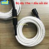 Bộ dây để nối dài thêm cho máy rửa xe áp lực cao loại 15m, máy rửa xe gia đình, máy xịt rửa mini cầm tay