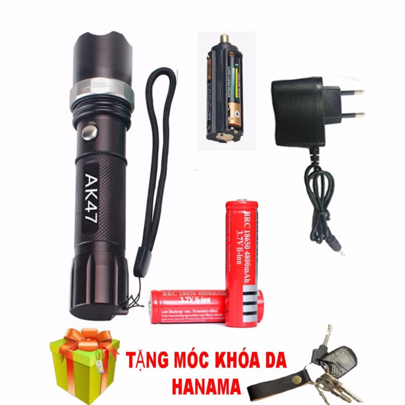 Bảng giá Bộ đèn pin sạc điện siêu sáng AK47 chống thấm nước(TẶNG PIN) ( tặng móc khóa )