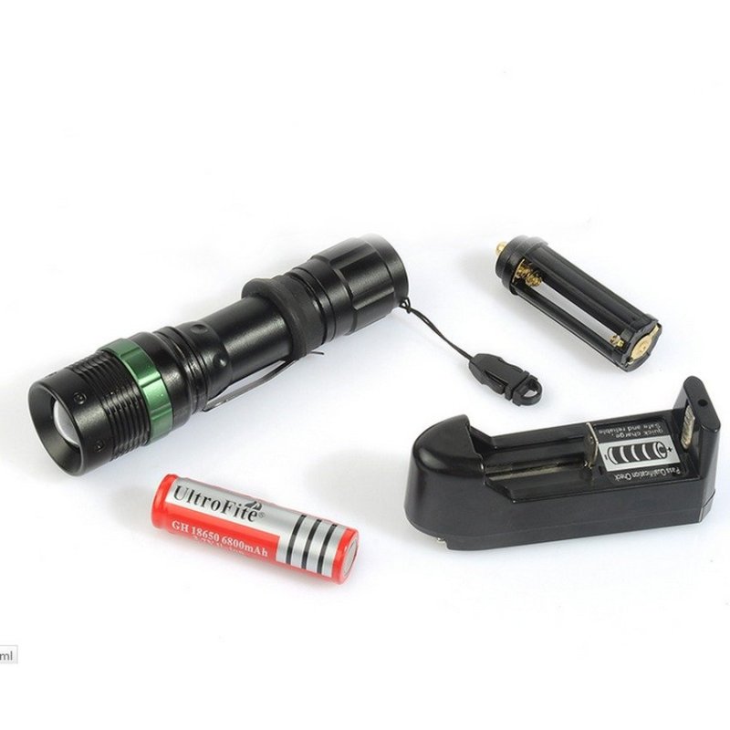 Bảng giá Mua Bộ đèn pin sạc điện siêu sáng Cree Q9 chống thấm nước