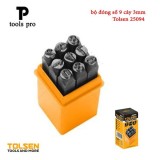 Bộ đóng số 3mm 9 cây tolsen 25094