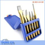 Bộ đục và đột sắt 6 chi tiết thép CR-V