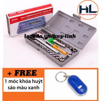 8199914 , HU612HLAA5IIC1VNAMZ-10122302 , 224_HU612HLAA5IIC1VNAMZ-10122302 , 155000 , Bo-dung-cu-sua-chua-da-nang-40-mon-tang-1-moc-khoa-huyt-sao-Xanh-224_HU612HLAA5IIC1VNAMZ-10122302 , lazada.vn , Bộ dụng cụ sửa chữa đa năng 40 món tặng 1 móc khóa hu Bộ dụng cụ sửa chữa đa năng 40 món tặng 1 móc khóa huýt sáo (Xanh)