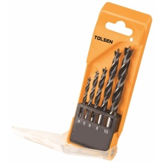 Bộ khoan gỗ tolsen 75625- 4, 5, 6, 8, 10mm