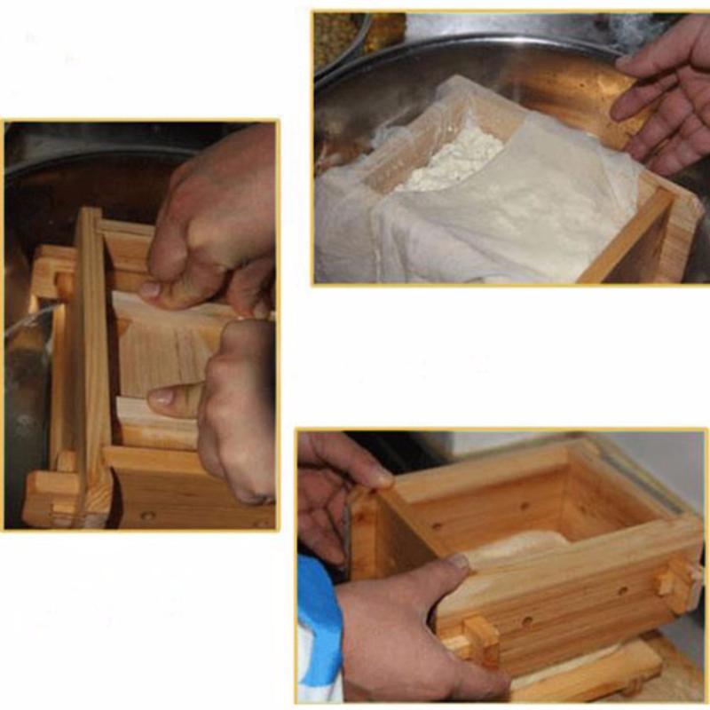 Giá bán Bộ khuôn gỗ làm đậu hũ sạch 800gr - Tofu-Making Kit
