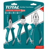 Bộ kìm điện, kìm cắt và kìm nhọn 3 chi tiết total tht2k0301