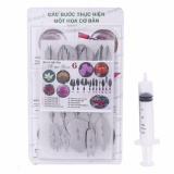 Bộ kim rau câu 3d cao cấp ngọc huệ số 06 -tặng kèm ống bơm và kim nhuỵ