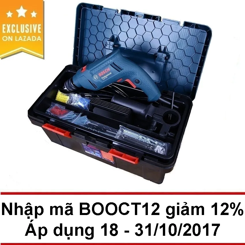 Máy khoan động lực Bosch GSB 550 SET