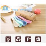 [HCM]Bộ muỗng 4 cái 4 màu chất liệu sợi lúa mì Wheat Straw