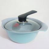 Bộ nồi 21cm ceramic Ilo vân đá Korea