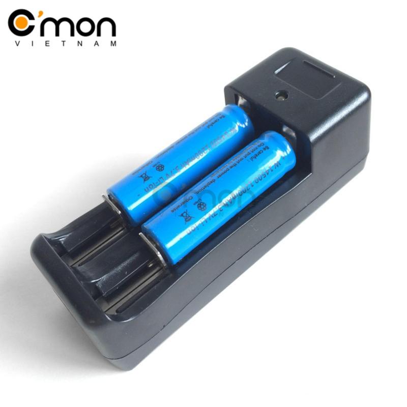 Bảng giá Mua Bộ sạc đôi và 2 pin sạc lithium 14500 1200mAh 3.7V (dùng cho Đèn
pin)