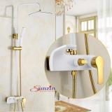 Bộ sen cây phun mưa sunzin 135, thân đồng sơn tĩnh điện