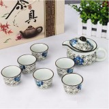 Bộ tách trà kiểu dáng Nhật Bản Cao cấp (Màu xanh dương)