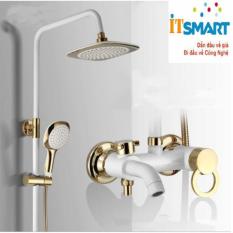 Bộ vòi sen tắm đứng nóng lạnh, mặt vuông Euro Quality