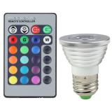 Bóng đèn đổi màu led 3w đui e27