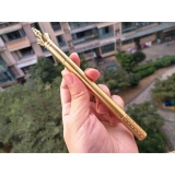 Bút ký bàng đồng hình cây tích trượng cửu hoàn đường tăng
