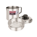 Ca có vĩ lượt, nắp Inox Zebra 1L - 151101