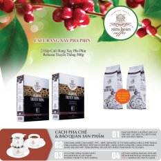 [HCM]COMBO 2 HỘP CÀ PHÊ  PHA PHIN ROBUSTA TRUYỀN THỐNG (2HỘP X 500G) - Zara Bean Coffee