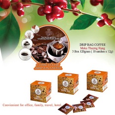 [HCM]COMBO 3 HỘP CÀ PHÊ TÚI LỌC MOKA THƯỢNG HẠNG ( HỘP 120G 10gói x 12g)