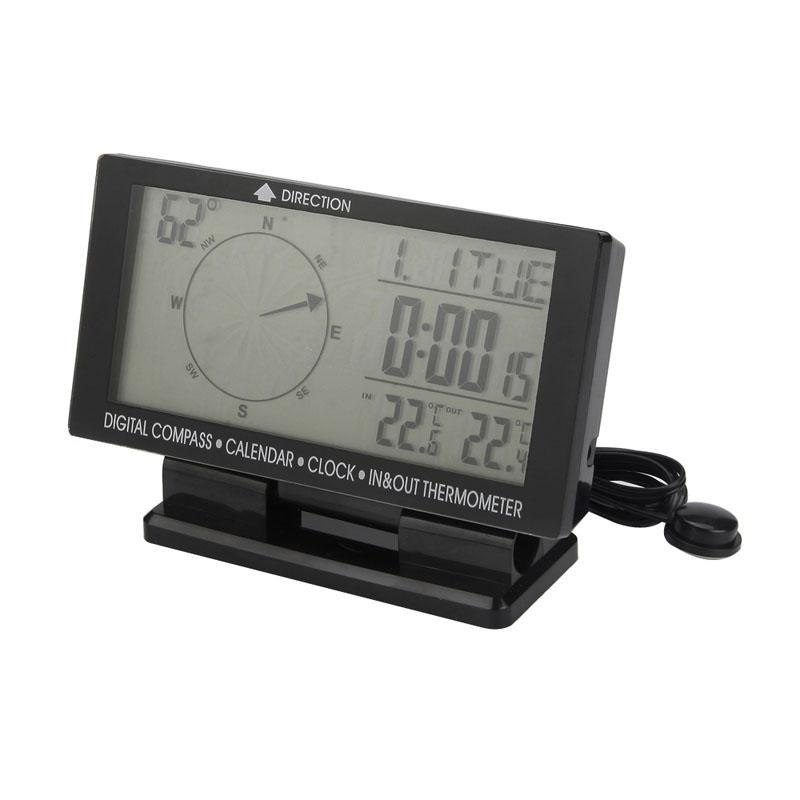 Bảng giá Car Electronic Compass Multifunctional Digital Time Luminous Stopwatch - intl