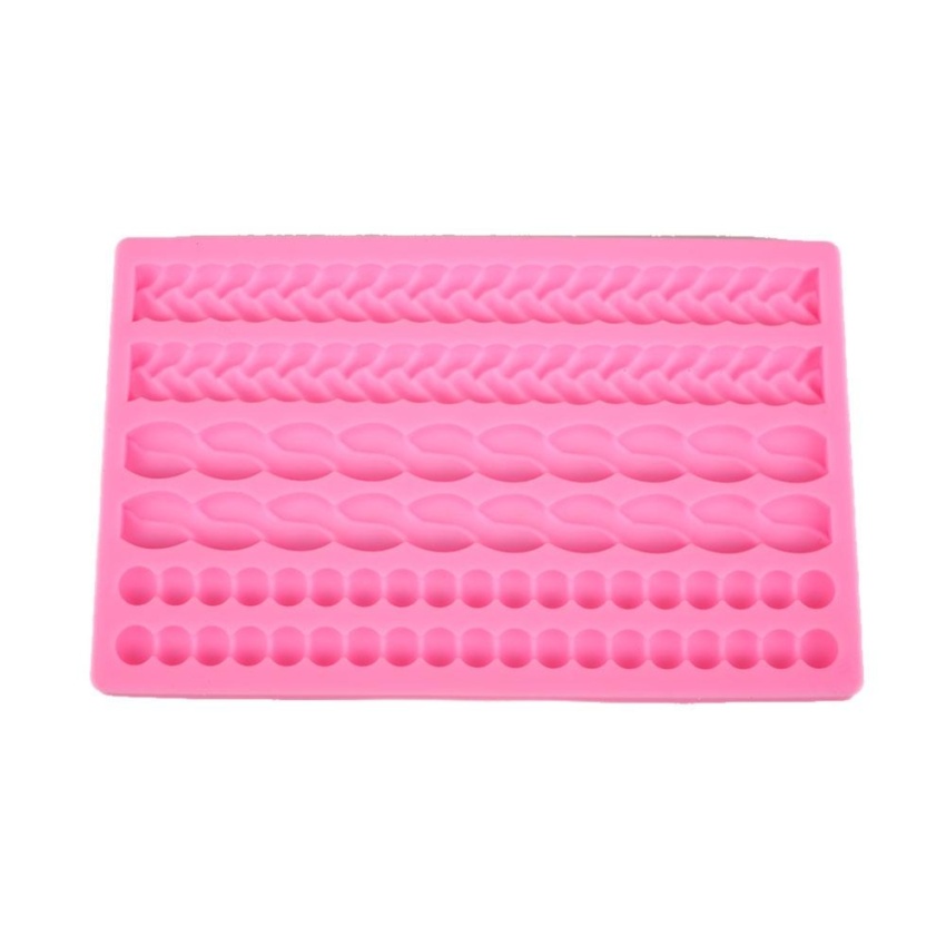 Hình ảnh Castle Brick Wall Shape Cake Sugarcraft Home Kitchen Mould Molds Maker - intl