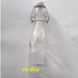 Chai thủy tinh nắp cài 500ml kín hơi tuyệt đối (Nhập khẩu Italy) -Chuyên đựng mật ong, nước hoa quả, những chất lỏng cần dữ kín hơi -NPP HS shop