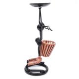 Chân đế nến mỹ thuật hình cô gái gùi Eden Candle EDC-N126