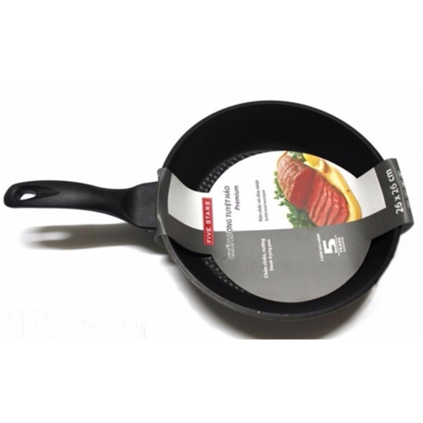 Hình ảnh Chảo Chống Dính 3 Đáy Fivestar 26cm made in Việt Nam cao cấp