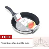 Chảo chống dính cao cấp 3 đáy Five Star 28cm + Tặng vỉ gác chảo inox cao cấp