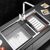 Chậu rửa bát 2 bồn cao cấp innox 304