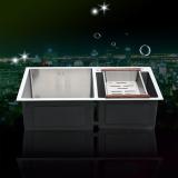 Chậu rửa bát 2 bồn cao cấp innox 304 kt28