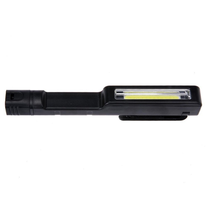 Bảng giá Mua COB LED Magnetic Pen Clip Mini Hand Torch Work Light Inspection Lamp(Black) - intl