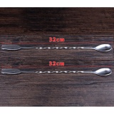 Combo 02 Muỗng Khuấy Inox Pha Chế Cocktail Dài 32cm 7giftshop