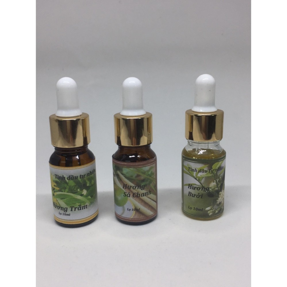 Combo 03 lọ Tinh dầu sả chanh nguyên chất 10ml