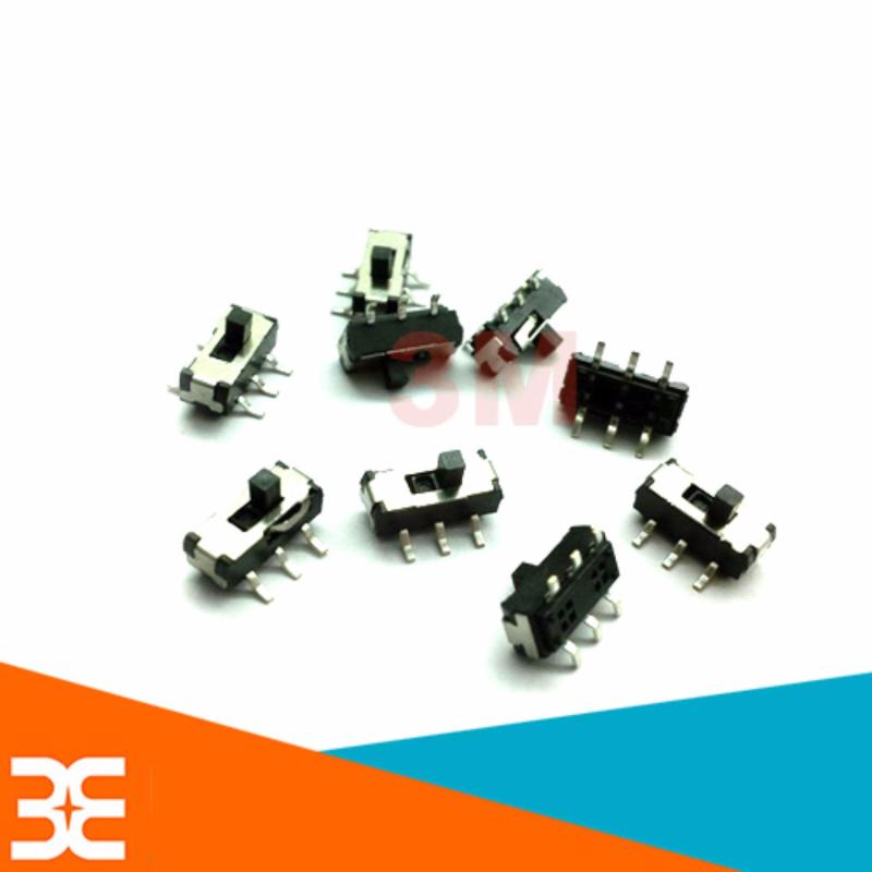 Bảng giá COMBO 10 CÔNG TẮC GẠT MSS 22D18G2(2P2T) 6 Chân Dán
