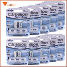 Combo 10 vỉ pin sạc aa camelion 2300mah 1.2v