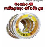 Combo 40 giấy bạc bọc lót đế bếp ga chống dầu mỡ tiện dụng
